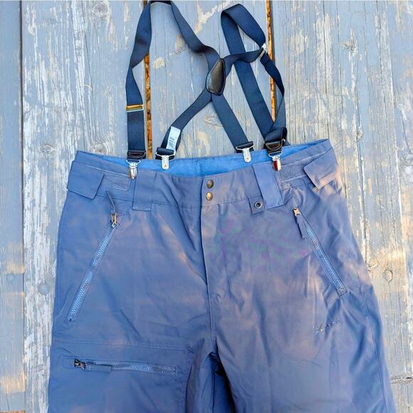 Arctix Men’s Insulated Ski Snowboard Pants Bibs (36-38W 34L) Grey 5K Waterproof - Picture 1 of 7